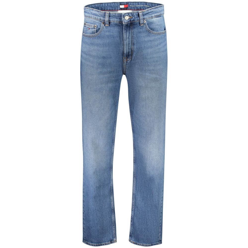 Tommy Hilfiger Blu Cotton Men Jeans Tommy Hilfiger