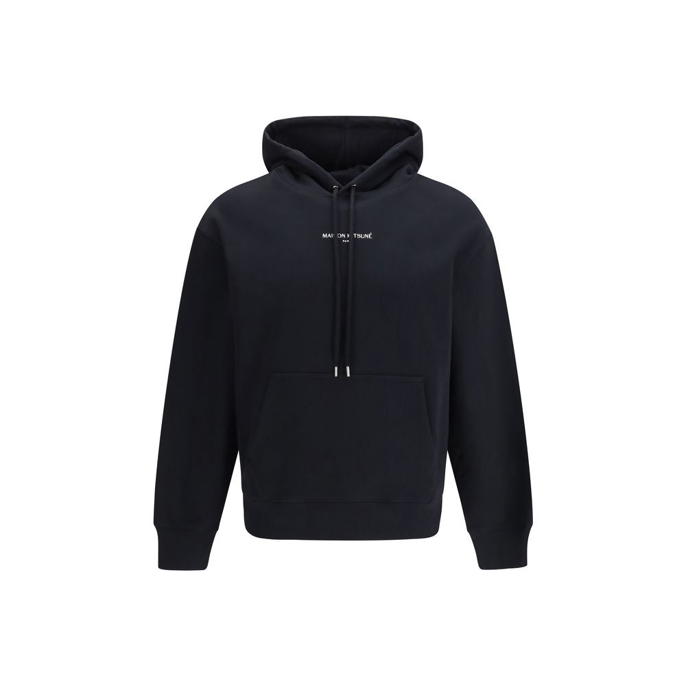 Maison Kitsuné Black Cotton Sweatshirt Maison Kitsuné