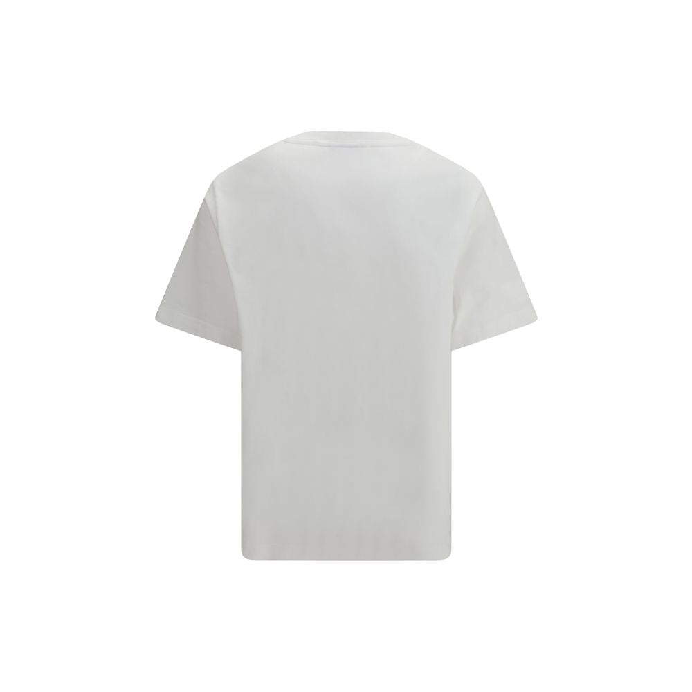 Maison Kitsuné White Cotton T-Shirt Maison Kitsuné