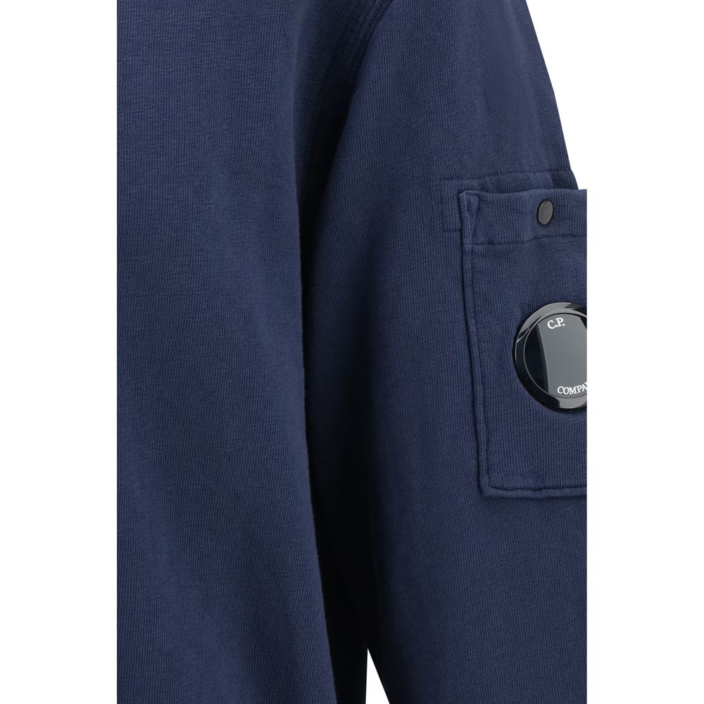C.P. Company Blue Cotton Sweatshirt C.P. Company