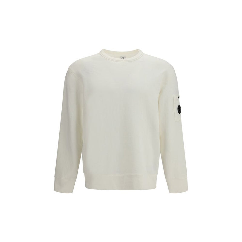 C.P. Company White Cotton Sweatshirt C.P. Company