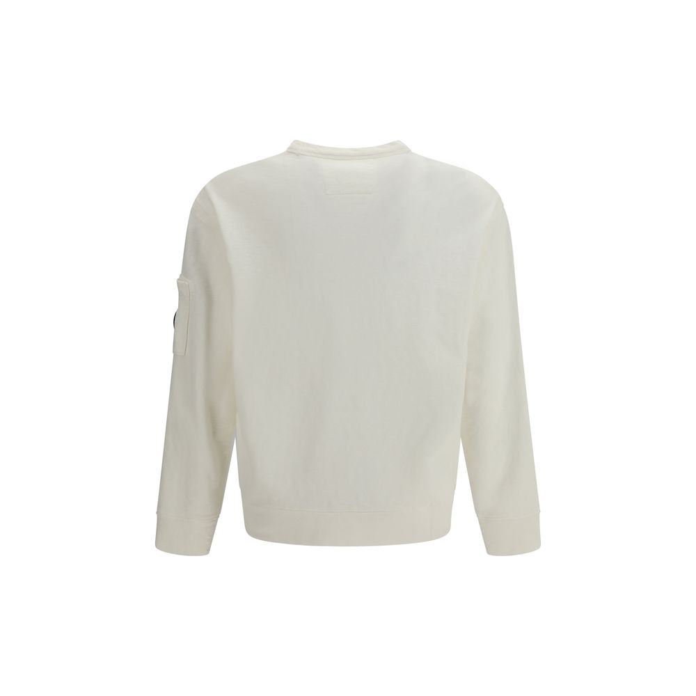 C.P. Company White Cotton Sweatshirt C.P. Company
