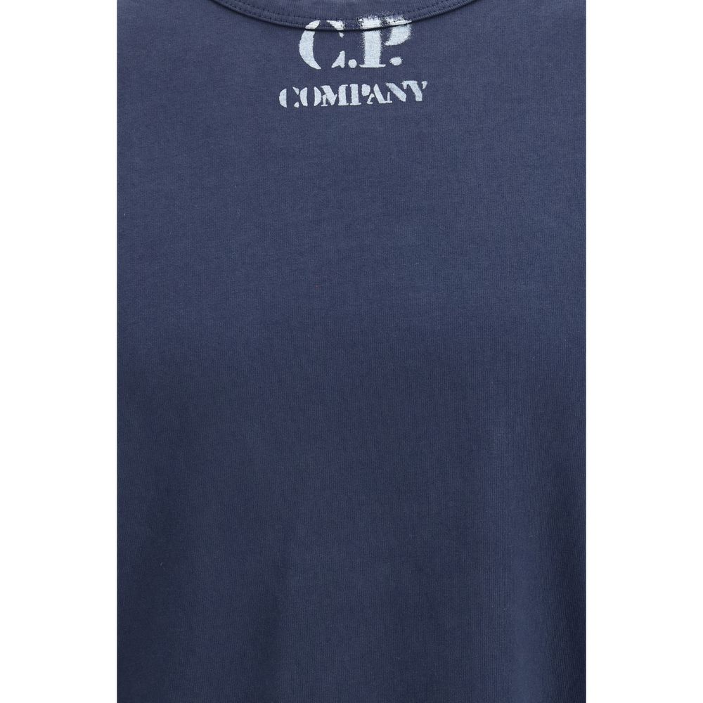 C.P. Company Blue Cotton T-Shirt C.P. Company