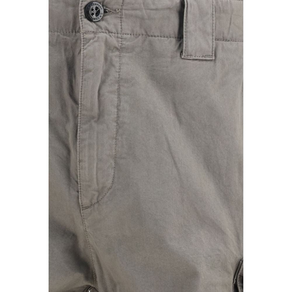 C.P. Company Gray Cotton Bermuda Shorts C.P. Company