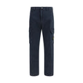 Stone Island Blue Cotton Cargo Pants Stone Island