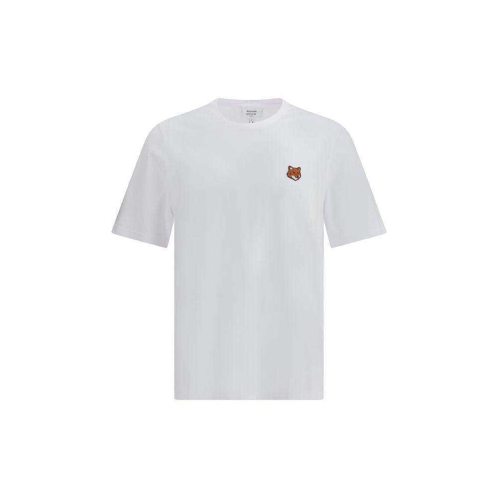 Maison Kitsuné White Cotton T-Shirt Maison Kitsuné