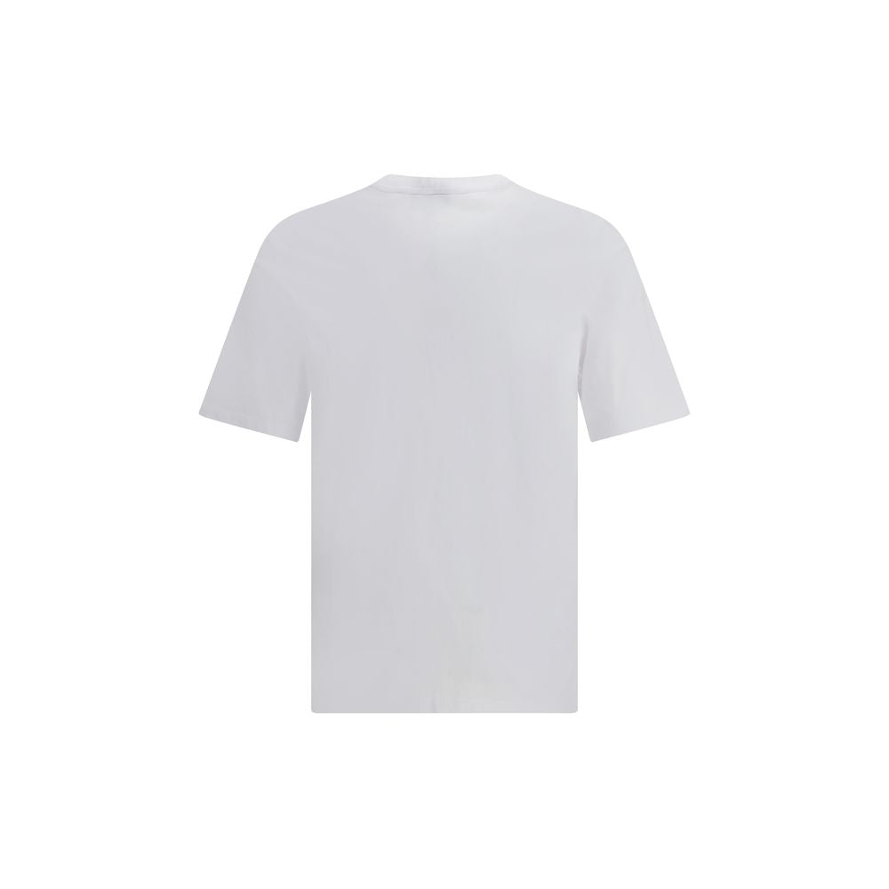 Maison Kitsuné White Cotton T-Shirt Maison Kitsuné