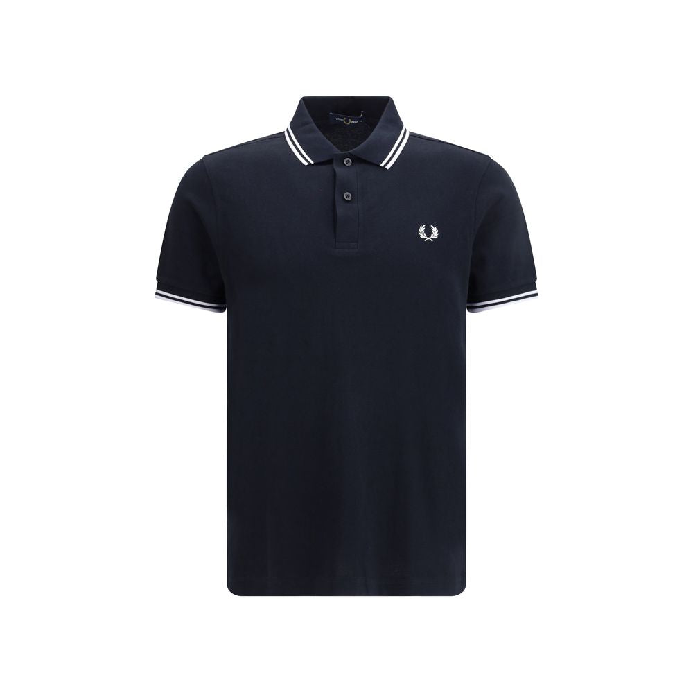 Fred Perry Blue Cotton Polo Shirt Fred Perry