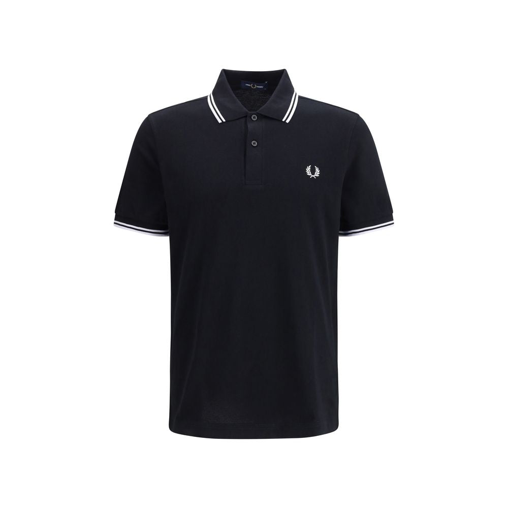 Fred Perry Black Cotton Polo Shirt Fred Perry