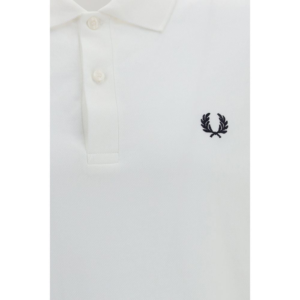 Fred Perry White Cotton Polo Shirt Fred Perry