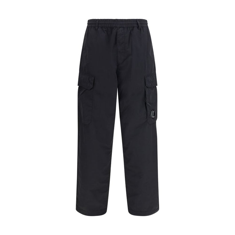 C.P. Company Black Polyamide Cargo Pants C.P. Company