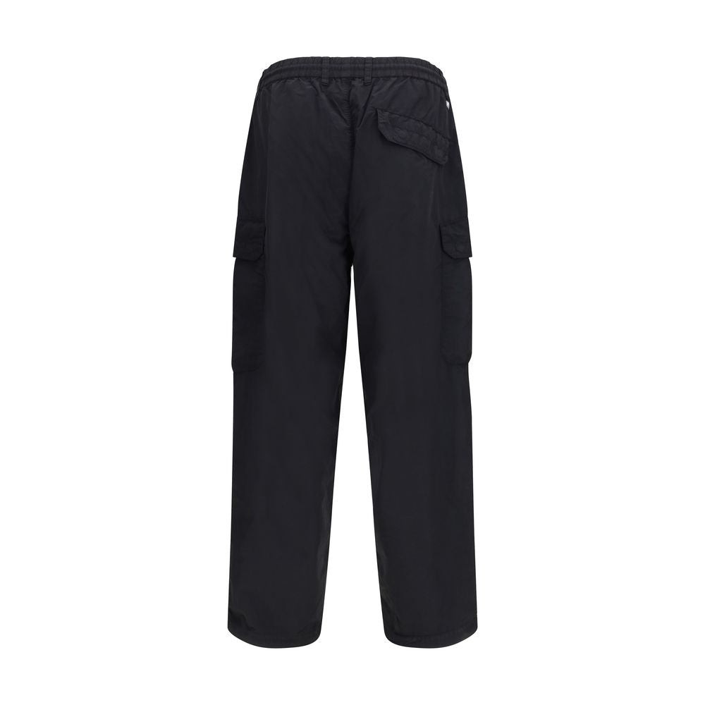 C.P. Company Black Polyamide Cargo Pants C.P. Company