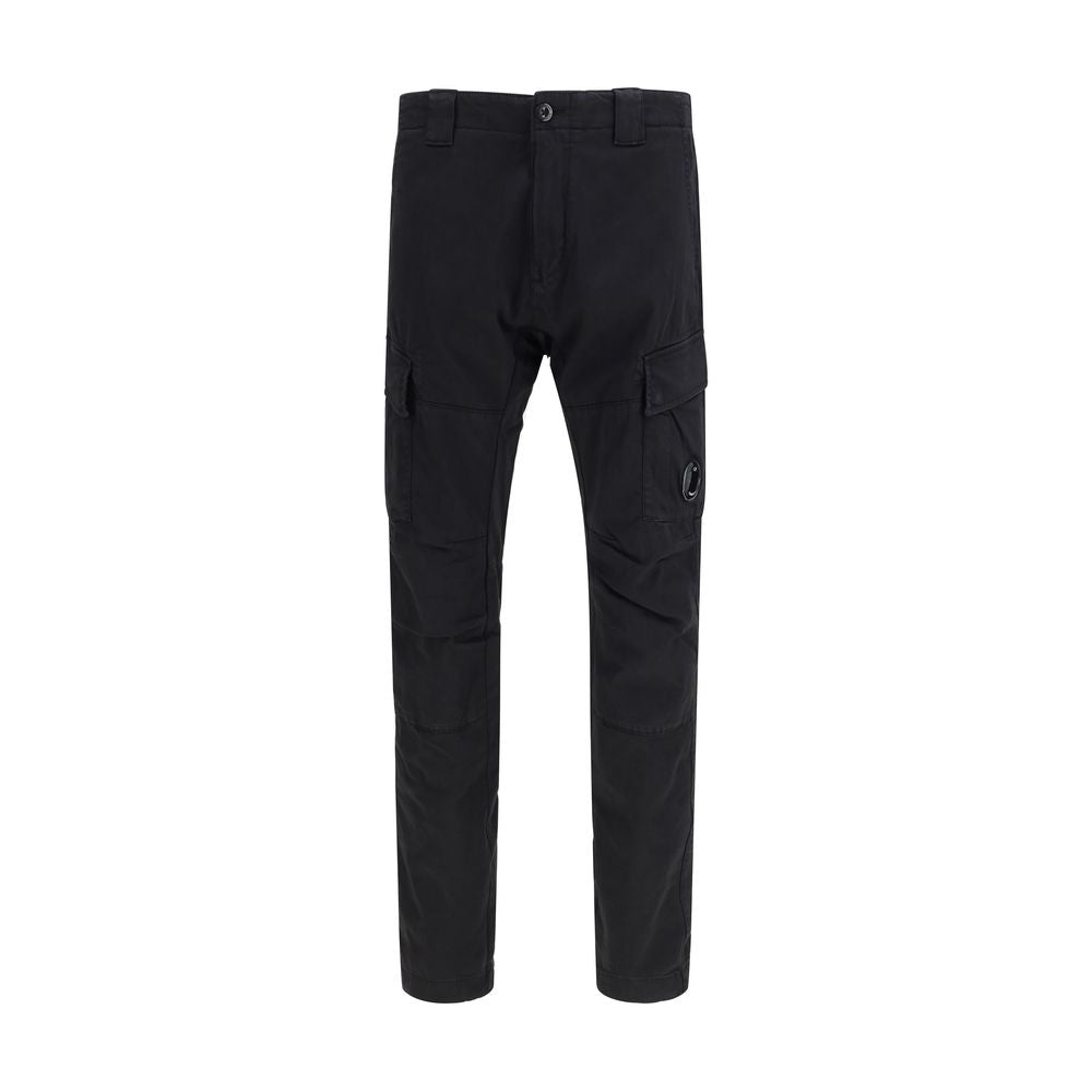 C.P. Company Black Cotton Cargo Pants C.P. Company