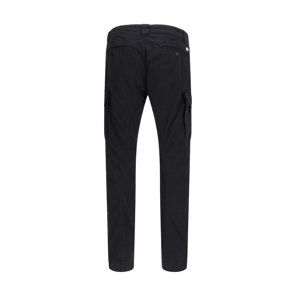 C.P. Company Black Cotton Cargo Pants C.P. Company
