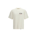 Represent White Cotton T-Shirt Represent