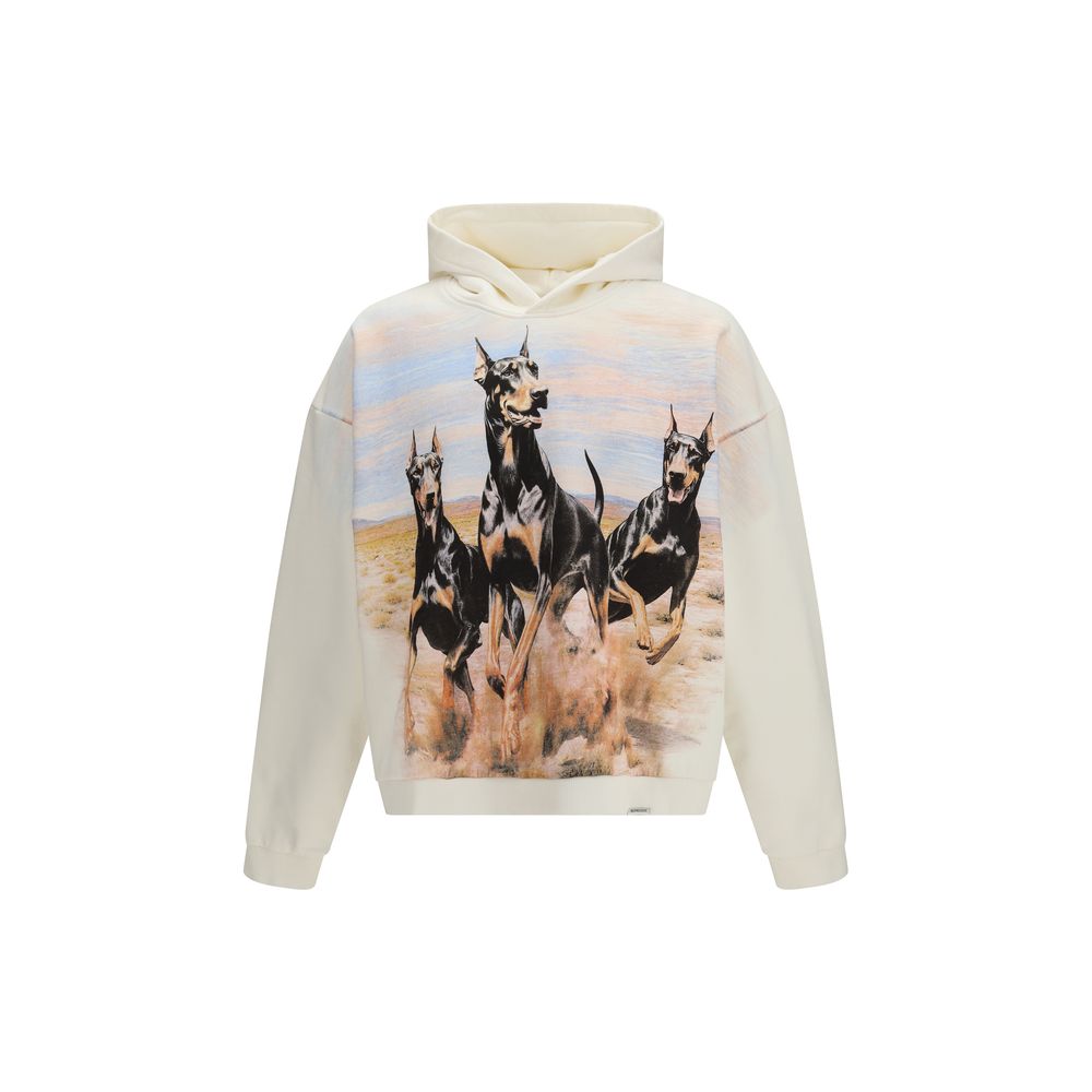 Represent White Cotton Sweatshirt Represent