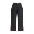 Represent Black Cotton Casual Pants Represent