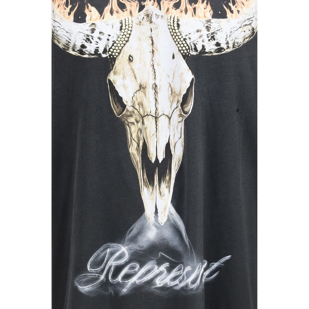 Represent Black Cotton T-Shirt Represent