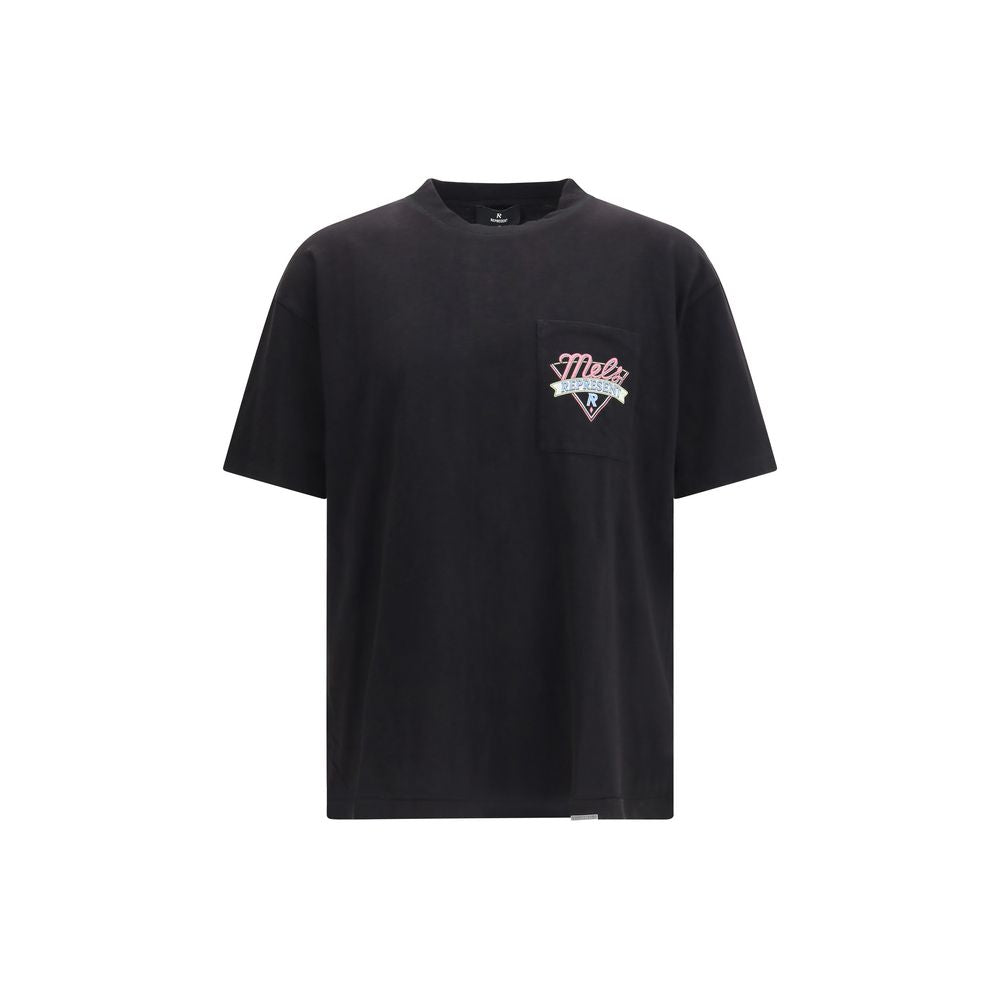 Represent Black Cotton T-Shirt Represent