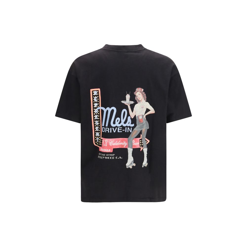 Represent Black Cotton T-Shirt Represent