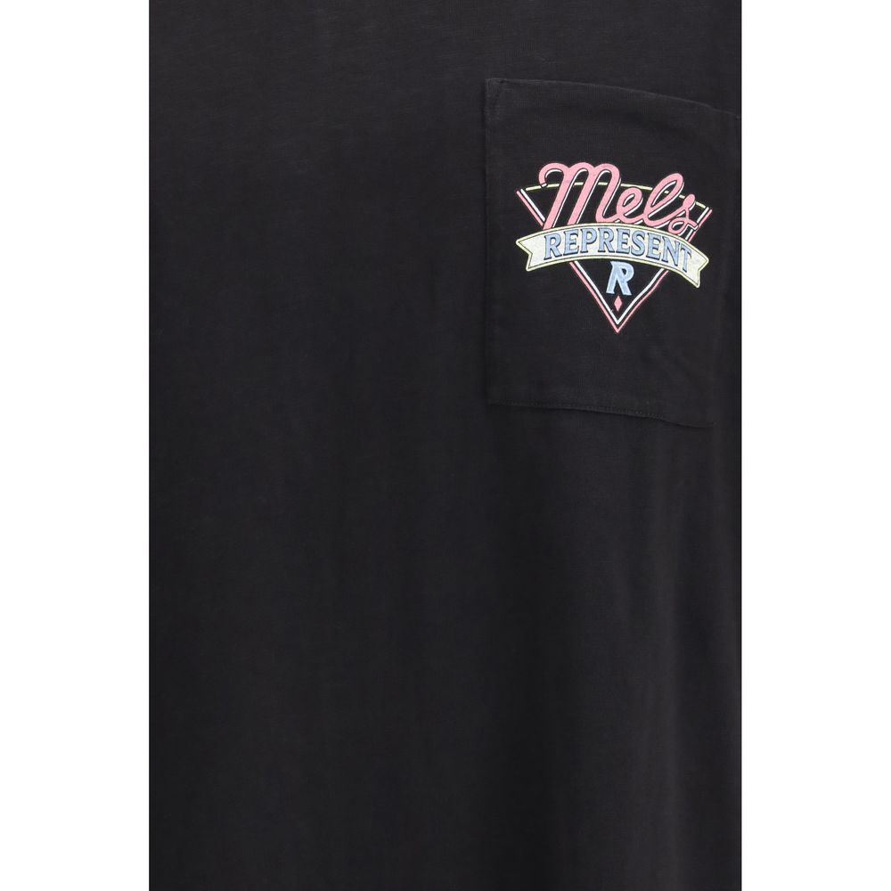 Represent Black Cotton T-Shirt Represent