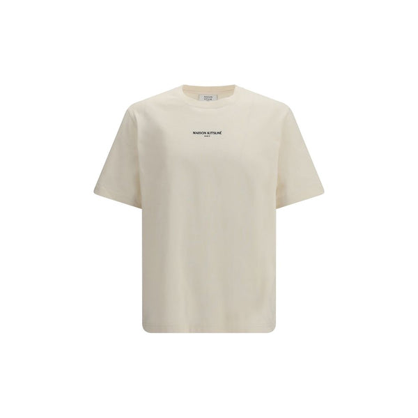 Maison Kitsuné Beige Cotton T-Shirt Maison Kitsuné