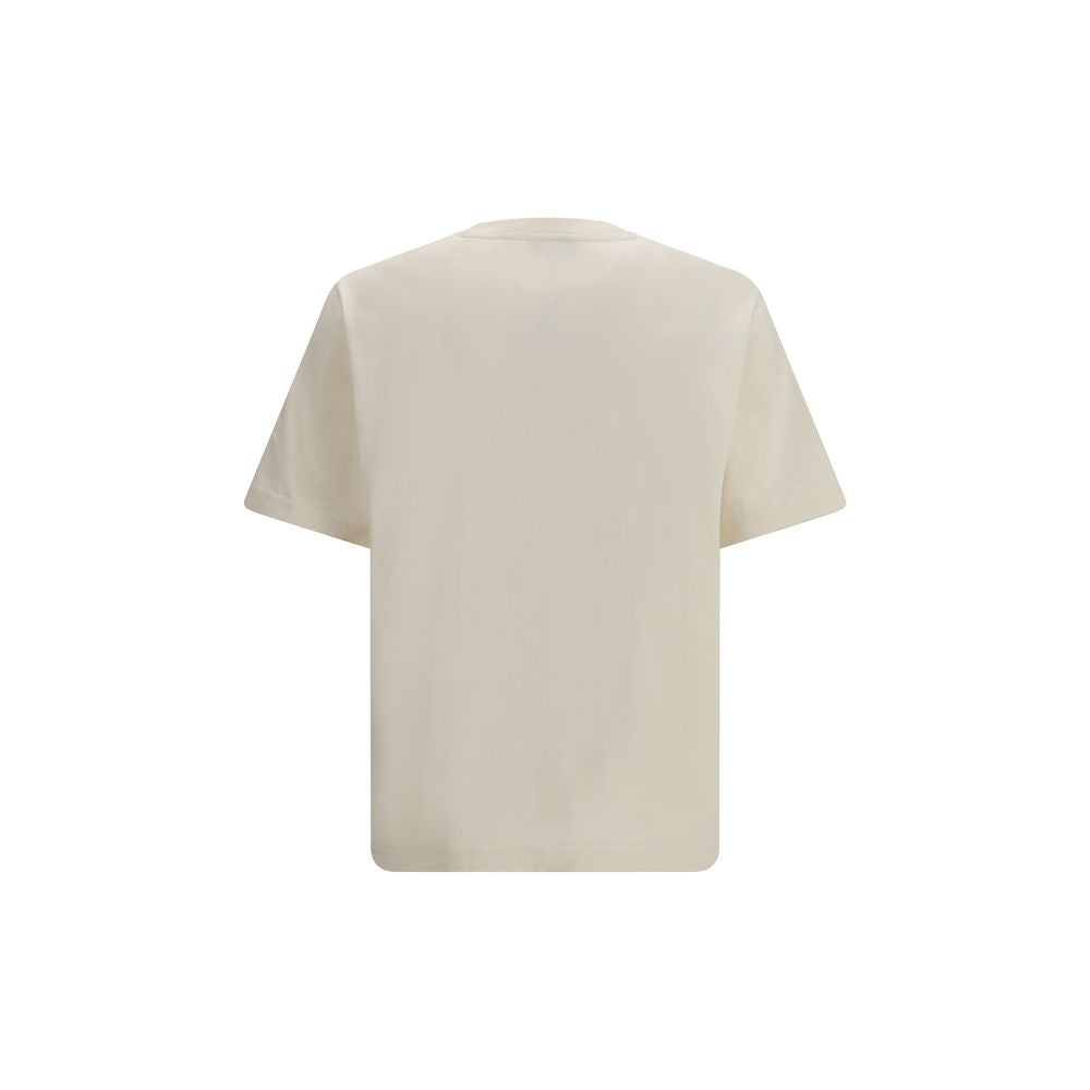 Maison Kitsuné Beige Cotton T-Shirt Maison Kitsuné