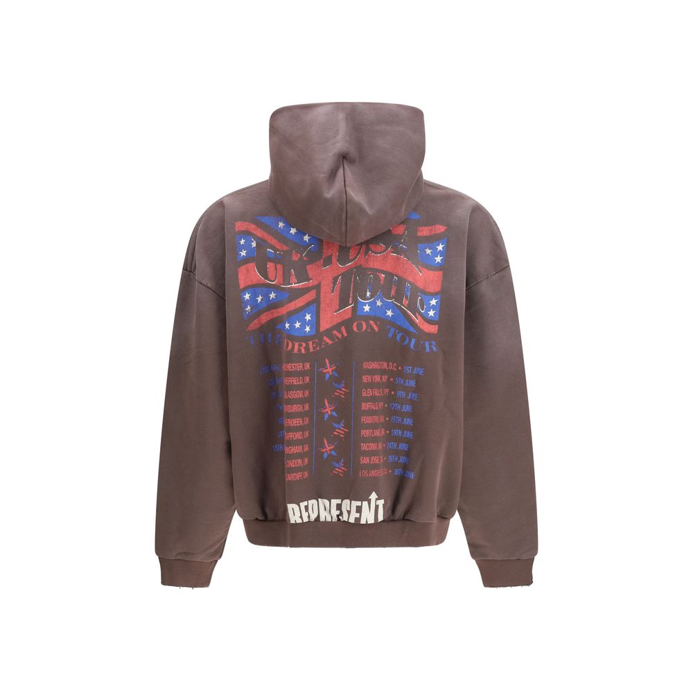 Represent Brown Cotton Sweatshirt Represent