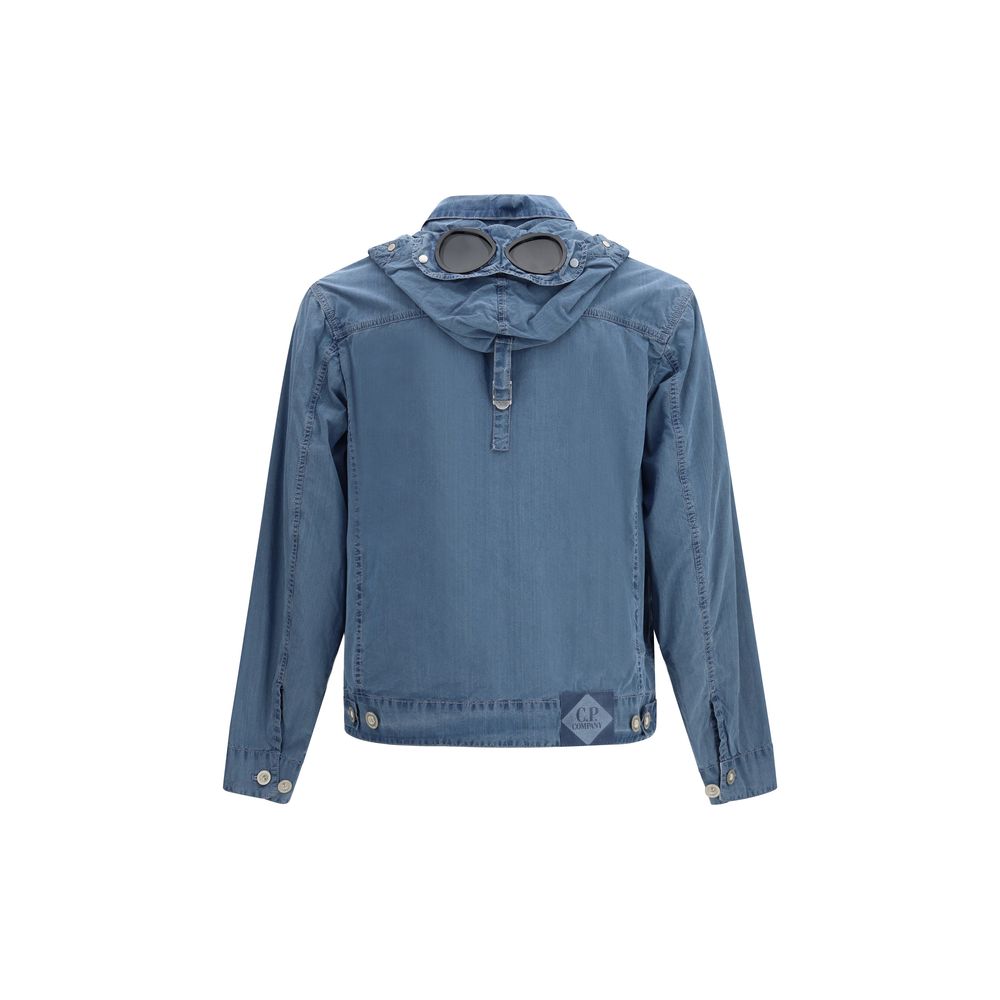 C.P. Company Blue Cotton Full-Length Jacket C.P. Company