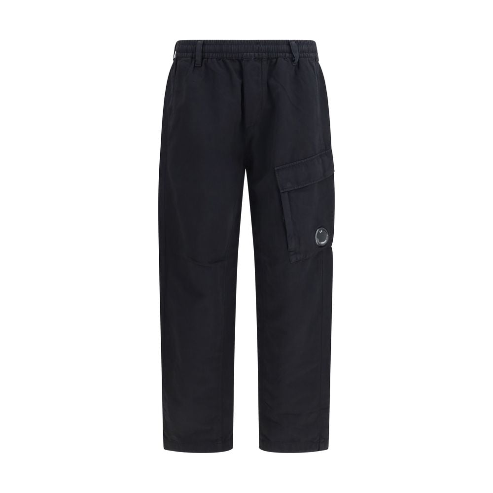 C.P. Company Black Cotton Cargo Pants C.P. Company