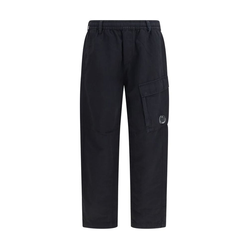 C.P. Company Black Cotton Cargo Pants C.P. Company
