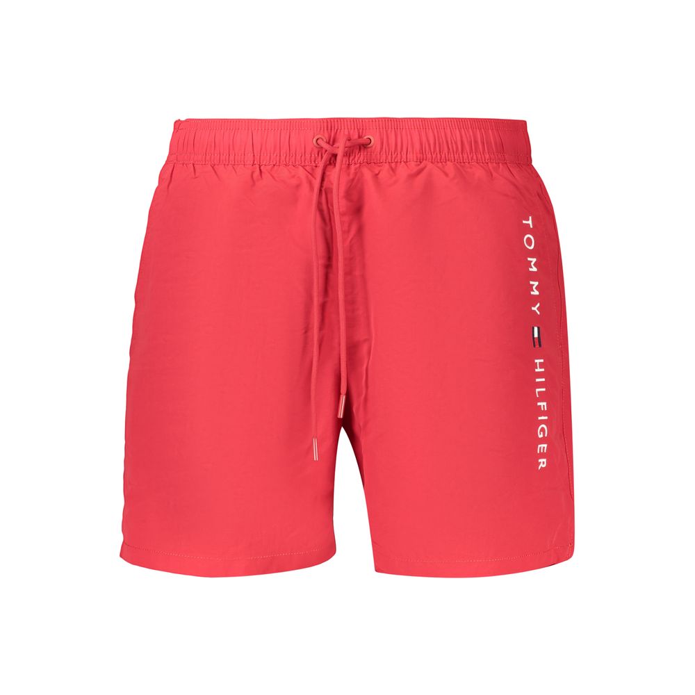 Tommy Hilfiger Rosso Polyester Mens Swimwear Tommy Hilfiger