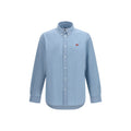 Maison Kitsuné Blue Cotton Shirt Maison Kitsuné