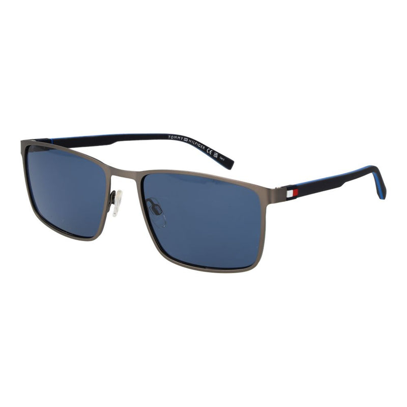 Tommy Hilfiger Gray Metal Sunglasses Tommy Hilfiger