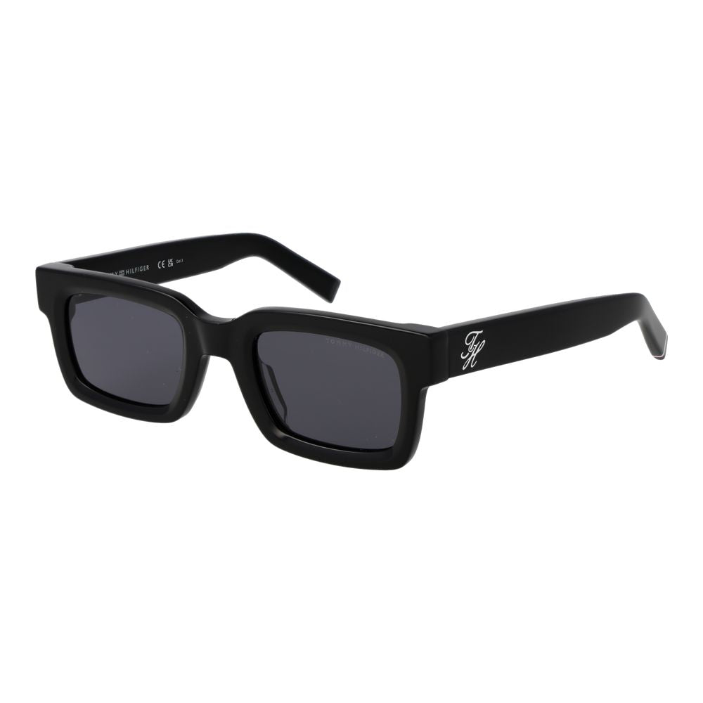 Tommy Hilfiger Black Acetate Sunglasses Tommy Hilfiger