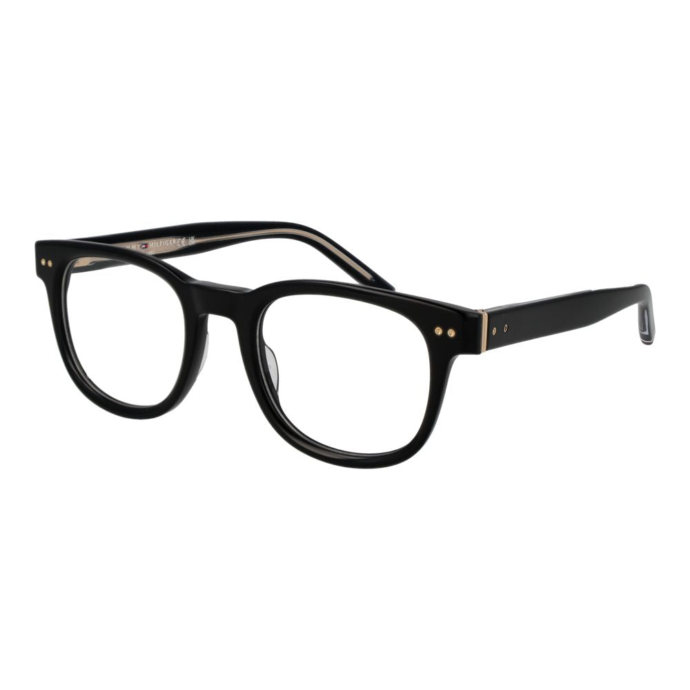 Tommy Hilfiger Black Acetate Glasses (Frames) Tommy Hilfiger
