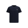 Fred Perry Blue Cotton T-Shirt Fred Perry