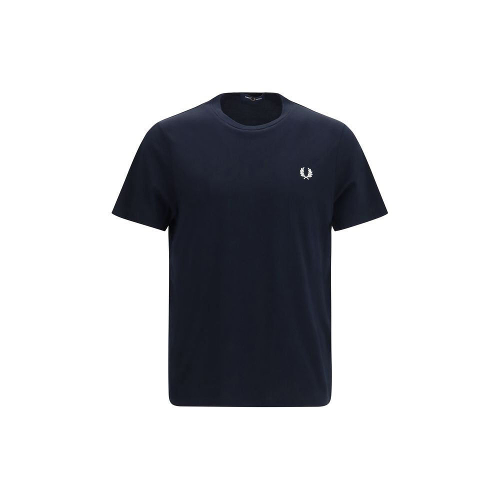 Fred Perry Blue Cotton T-Shirt Fred Perry