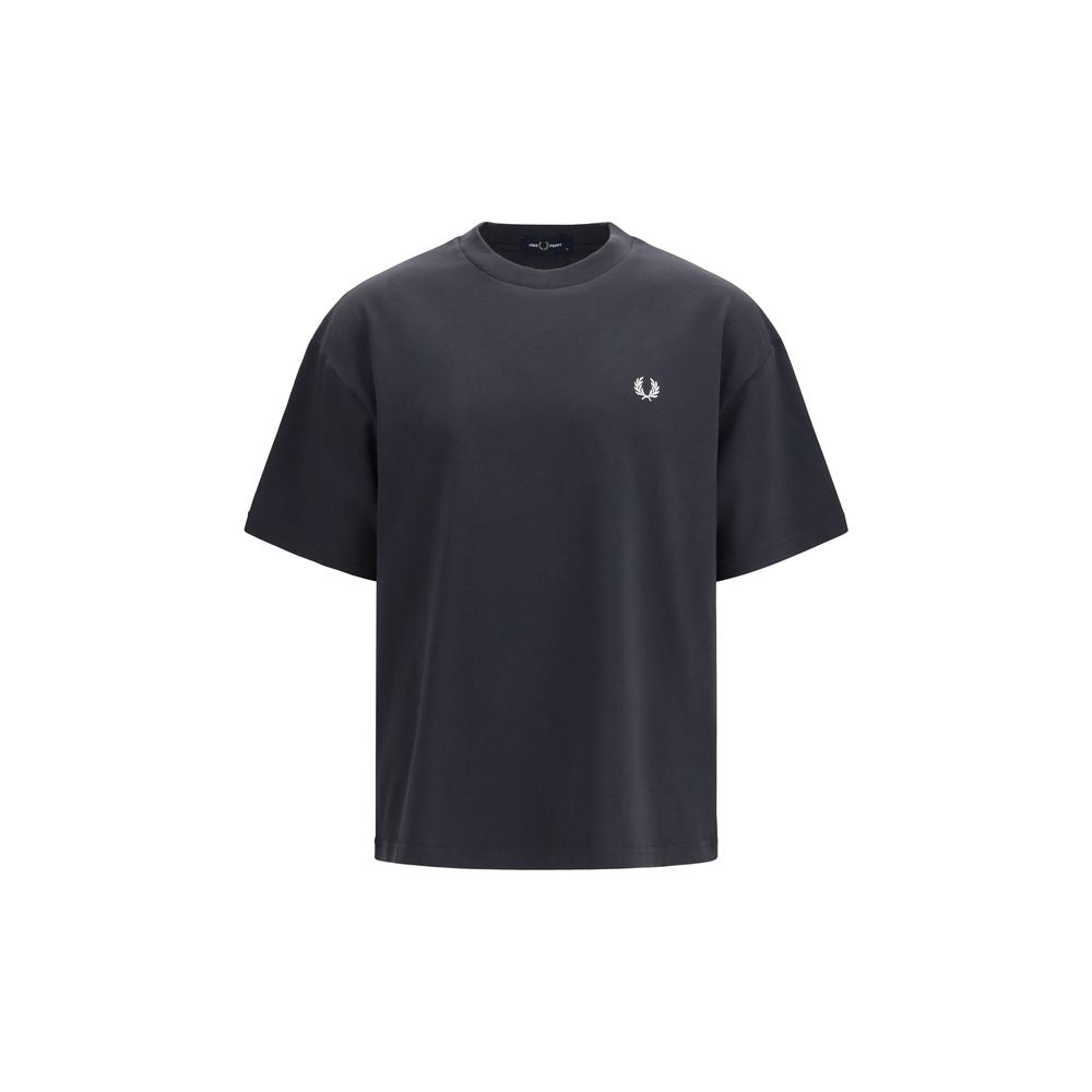 Fred Perry Black Cotton T-Shirt Fred Perry