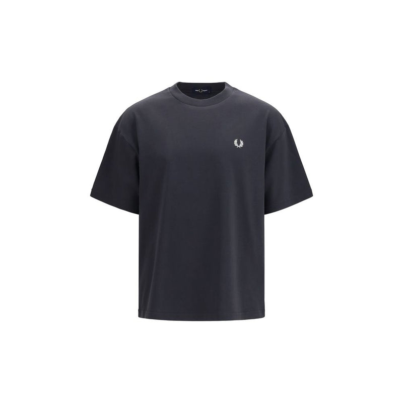 Fred Perry Black Cotton T-Shirt Fred Perry