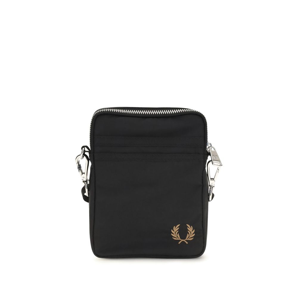 Fred Perry Black Nylon Shoulder Bag Fred Perry