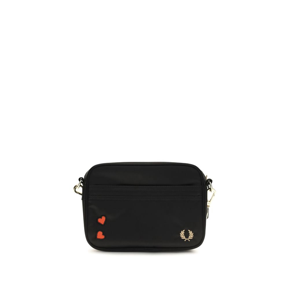 Fred Perry Black Nylon Shoulder Bag Fred Perry