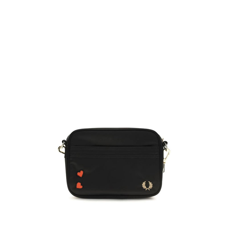Fred Perry Black Nylon Shoulder Bag Fred Perry