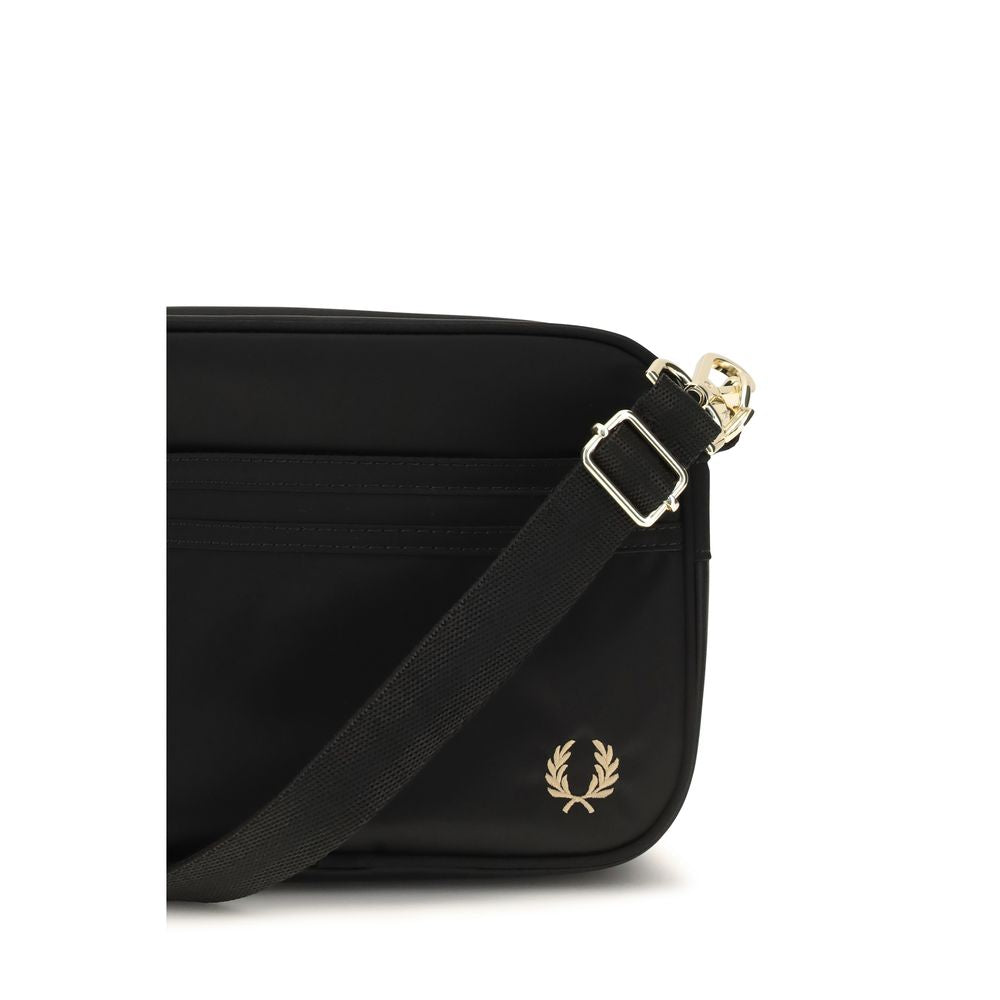 Fred Perry Black Nylon Shoulder Bag Fred Perry