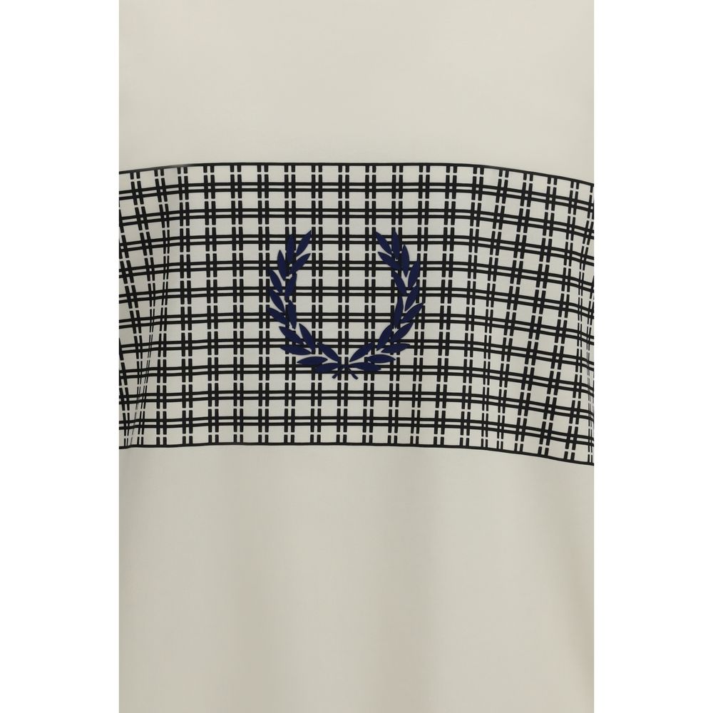 Fred Perry Beige Cotton T-Shirt Fred Perry