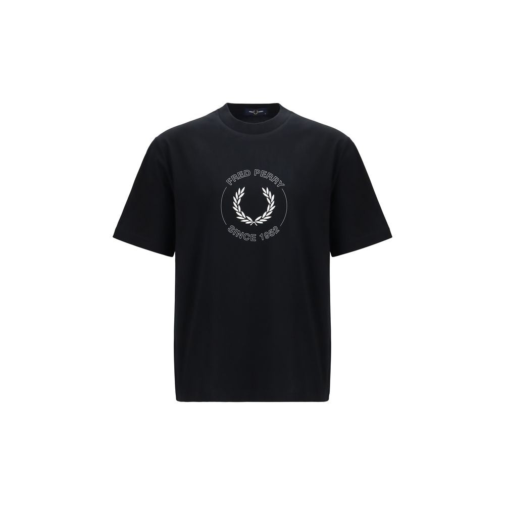 Fred Perry Black Cotton T-Shirt Fred Perry