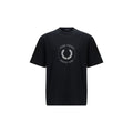 Fred Perry Black Cotton T-Shirt Fred Perry
