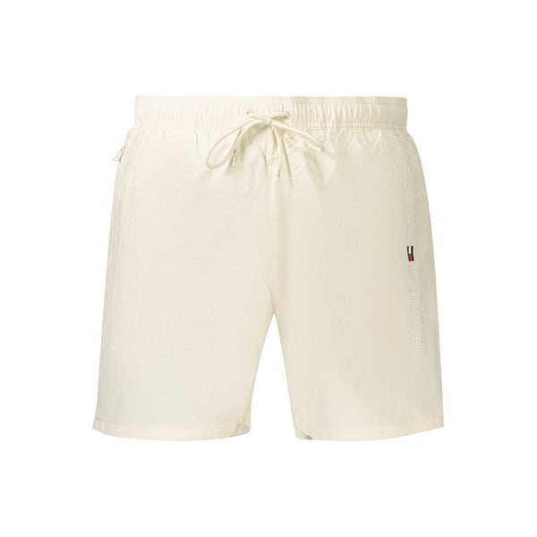 Tommy Hilfiger Beige Polyester Men's Short Tommy Hilfiger