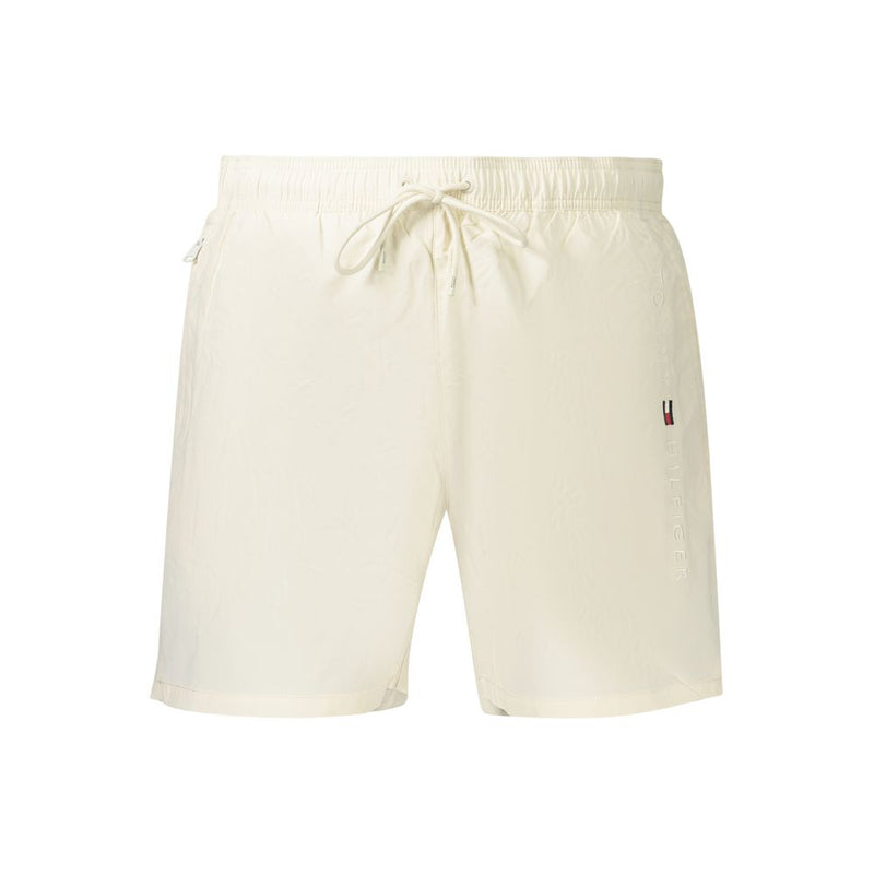 Tommy Hilfiger Beige Polyester Men's Short Tommy Hilfiger