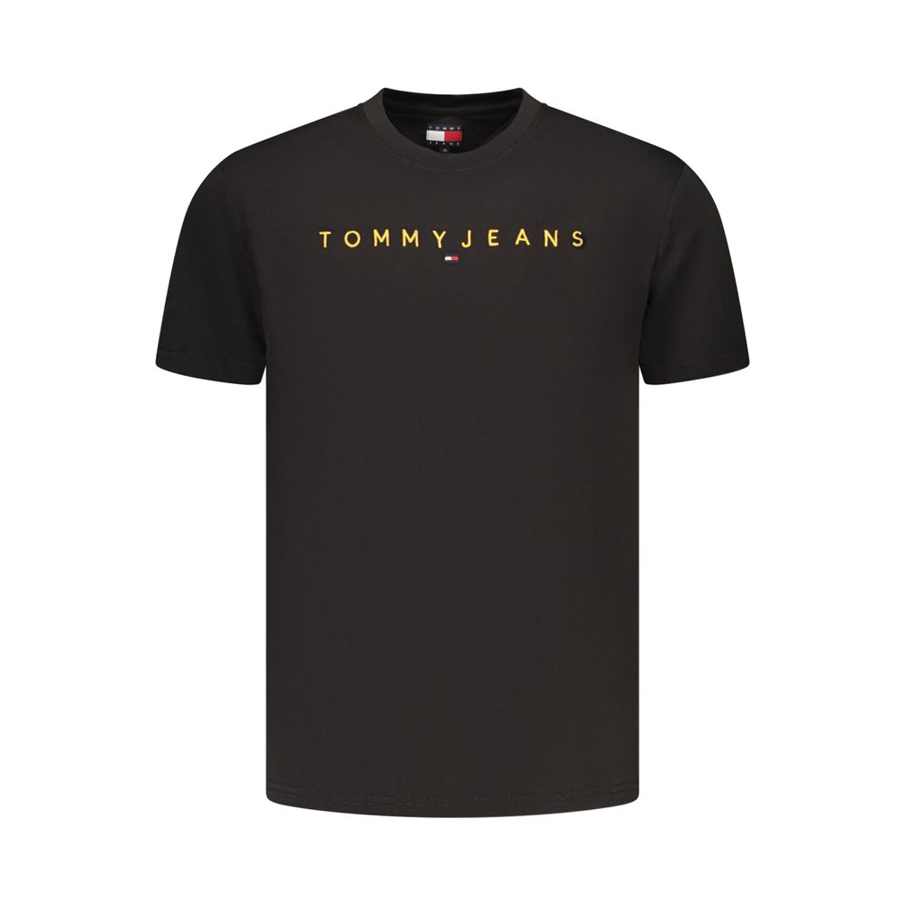 Tommy Hilfiger Black Cotton Men's T-Shirt Tommy Hilfiger